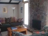 Fireplace in living room