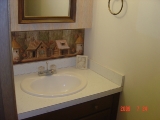 half-bath near rear bedroom